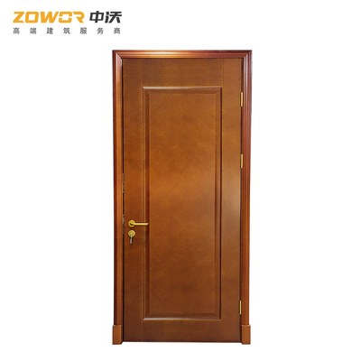 Walnut Wood Grain Finish Left Hand FD30 Fire Door /  40 mm Half Hour Fire Door