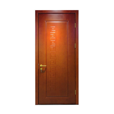 Walnut Wood Grain Finish Left Hand FD30 Fire Door /  40 mm Half Hour Fire Door